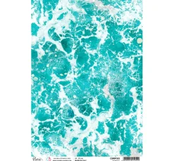 Ciao Bella Decoupage|Seidenpapier & Strohseide>Motiv-Strohseide "Aquaholic"