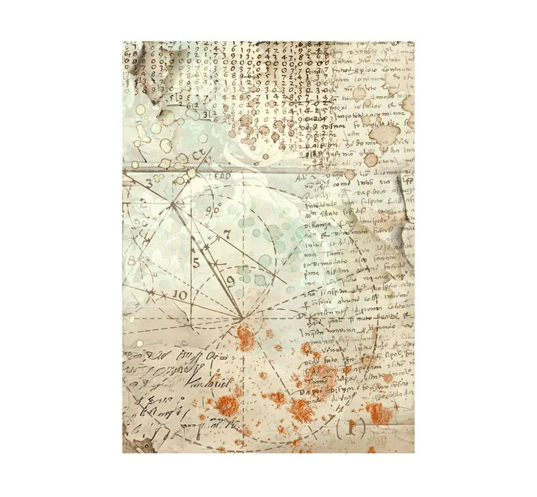 Stamperia Decoupage|Seidenpapier & Strohseide>Motiv-Strohseide Backgrounds "Alterego"