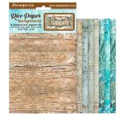 Stamperia Decoupage|Seidenpapier & Strohseide>Motiv-Strohseide Backgrounds "Songs of the Sea"