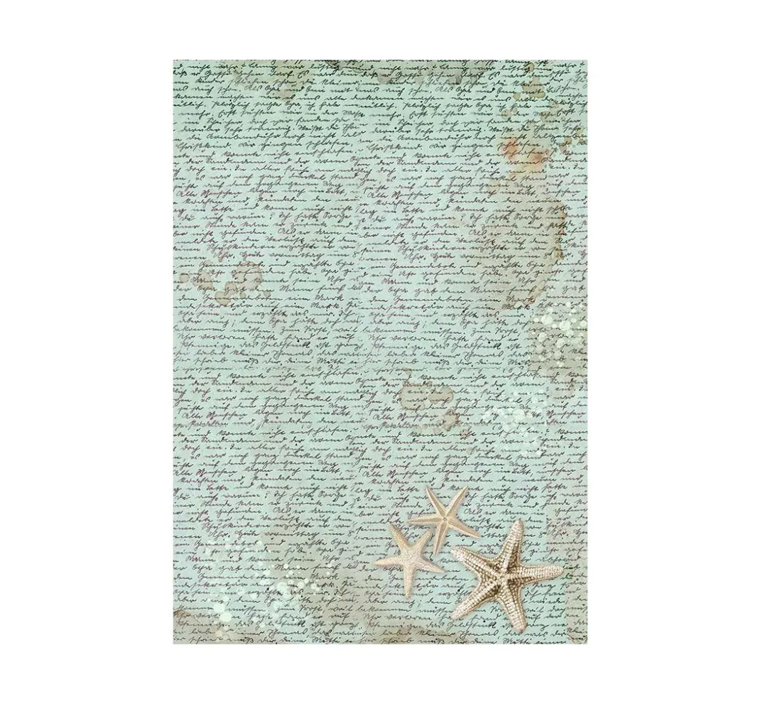 Stamperia Decoupage|Seidenpapier & Strohseide>Motiv-Strohseide Backgrounds "Songs of the Sea"