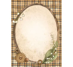 Stamperia Decoupage|Seidenpapier & Strohseide>Motiv-Strohseide Backgrounds "Hidden Grove"