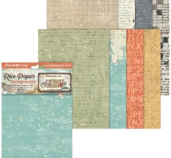 Stamperia Decoupage|Seidenpapier & Strohseide>Motiv-Strohseide Backgrounds "Furrry Friends"
