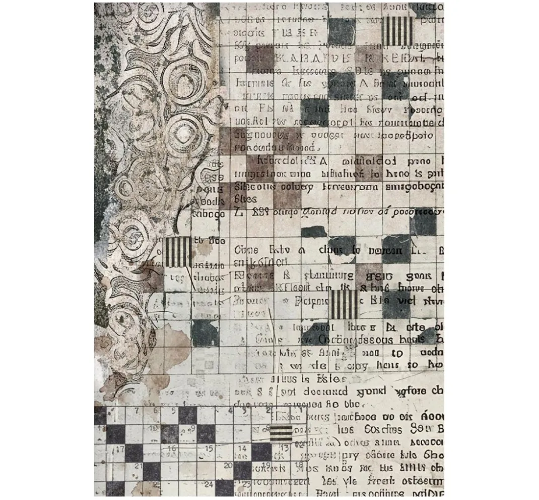 Stamperia Decoupage|Seidenpapier & Strohseide>Motiv-Strohseide Backgrounds "Furrry Friends"