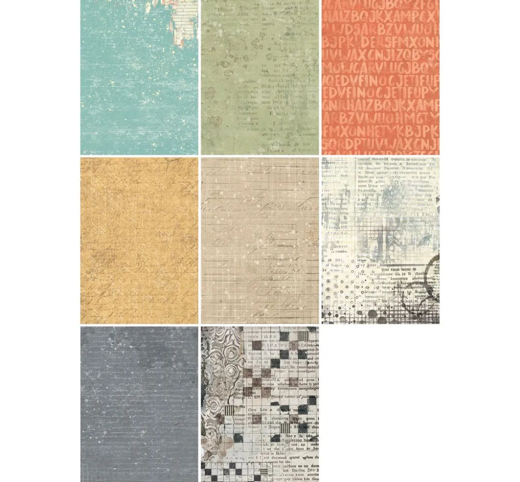 Stamperia Decoupage|Seidenpapier & Strohseide>Motiv-Strohseide Backgrounds "Furrry Friends"