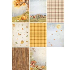 Stamperia Decoupage|Seidenpapier & Strohseide>Motiv-Strohseide Backgrounds "Whispering Woods"