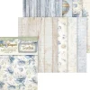 Stamperia Decoupage|Seidenpapier & Strohseide>Motiv-Strohseide Backgrounds "Timeless", DIN A6, 8er Set