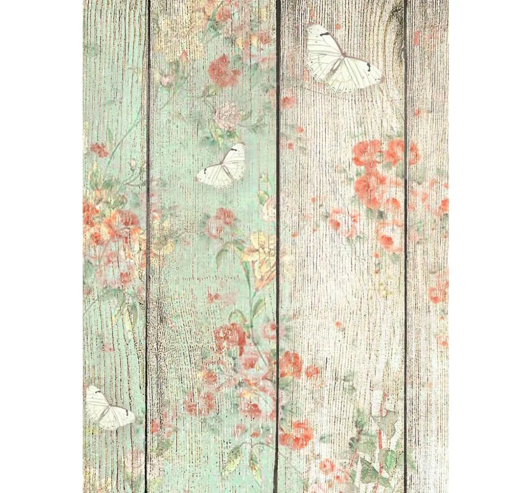 Stamperia Decoupage|Seidenpapier & Strohseide>Motiv-Strohseide Backgrounds "House of Roses"