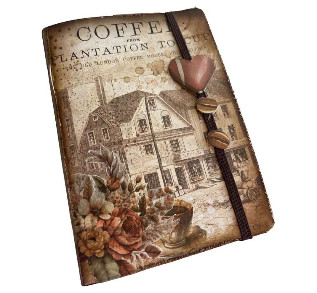 Stamperia Decoupage|Seidenpapier & Strohseide>Motiv-Strohseide Backgrounds "Coffee and Chocolate"