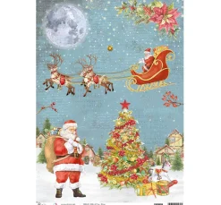 Ciao Bella Seidenpapier & Strohseide|Decoupage>Motiv-Strohseide "Bescherung"