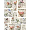 renkalik Decoupage|Seidenpapier & Strohseide>Motiv-Strohseide "Bicycle"