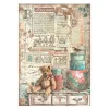 Stamperia Decoupage|Seidenpapier & Strohseide>Motiv-Strohseide "Brocante Antiques - Teddy"