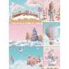 Stamperia Seidenpapier & Strohseide|Decoupage>Motiv-Strohseide "Candy Christmas - Cards"