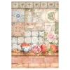Stamperia Decoupage|Seidenpapier & Strohseide>Motiv-Strohseide "Casa Granada"