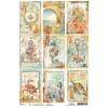 Ciao Bella Decoupage|Seidenpapier & Strohseide>Motiv-Strohseide "Coral Reef - Mini Cards"