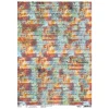 Ciao Bella Decoupage|Seidenpapier & Strohseide>Motiv-Strohseide "Coral Reef - Rusty"