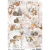 Ciao Bella Decoupage|Seidenpapier & Strohseide>Motiv-Strohseide "Cosy Winter"
