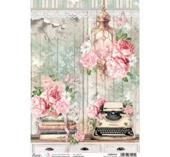 Ciao Bella Decoupage|Seidenpapier & Strohseide>Motiv-Strohseide "Essence of Moment"