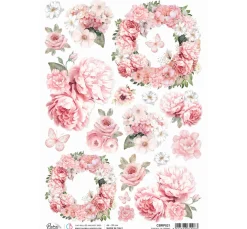 Ciao Bella Decoupage|Seidenpapier & Strohseide>Motiv-Strohseide "Essence of Spring"