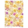 Ciao Bella Decoupage|Seidenpapier & Strohseide>Motiv-Strohseide "Ethereal - Blumen und Rosetten"