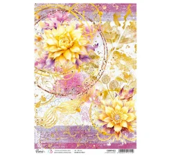 Ciao Bella Decoupage|Seidenpapier & Strohseide>Motiv-Strohseide "Ethereal - Flower Festival"