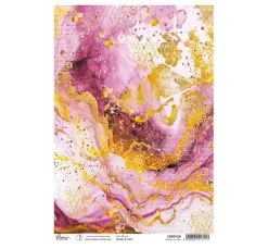 Ciao Bella Decoupage|Seidenpapier & Strohseide>Motiv-Strohseide "Ethereal - Shades of Pink"