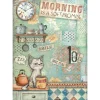 Stamperia Seidenpapier & Strohseide|Decoupage>Motiv-Strohseide "Furry Friends - Morning is a soft Promise"