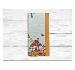 Stamperia Decoupage|Seidenpapier & Strohseide>Motiv-Strohseide "Hidden Grove - Mushroom Houses"