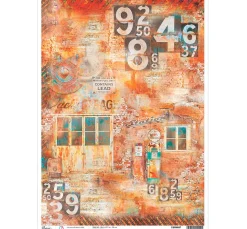 Ciao Bella Decoupage|Seidenpapier & Strohseide>Motiv-Strohseide "Jacks Garage"