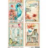 Ciao Bella Decoupage|Seidenpapier & Strohseide>Motiv-Strohseide "Majestic Dreams Cards"