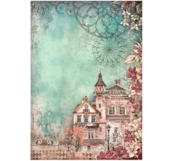 Stamperia Decoupage|Seidenpapier & Strohseide>Motiv-Strohseide "Master of Magic House"