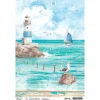 Ciao Bella Decoupage|Seidenpapier & Strohseide>Motiv-Strohseide "Meeresküste"