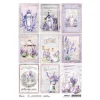 Ciao Bella Decoupage|Seidenpapier & Strohseide>Motiv-Strohseide "Morning Provence - Lavender Cards"