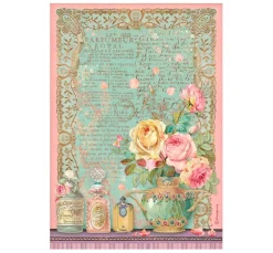 Stamperia Decoupage|Seidenpapier & Strohseide>Motiv-Strohseide "Parfumeur Royal"