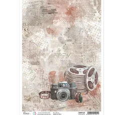 Ciao Bella Decoupage|Seidenpapier & Strohseide>Motiv-Strohseide "Secret Pictures"