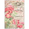 Stamperia Decoupage|Seidenpapier & Strohseide>Motiv-Strohseide "Seifenduft"