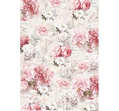 Ciao Bella Seidenpapier & Strohseide|Decoupage>Motiv-Strohseide "Timeless Bloom"