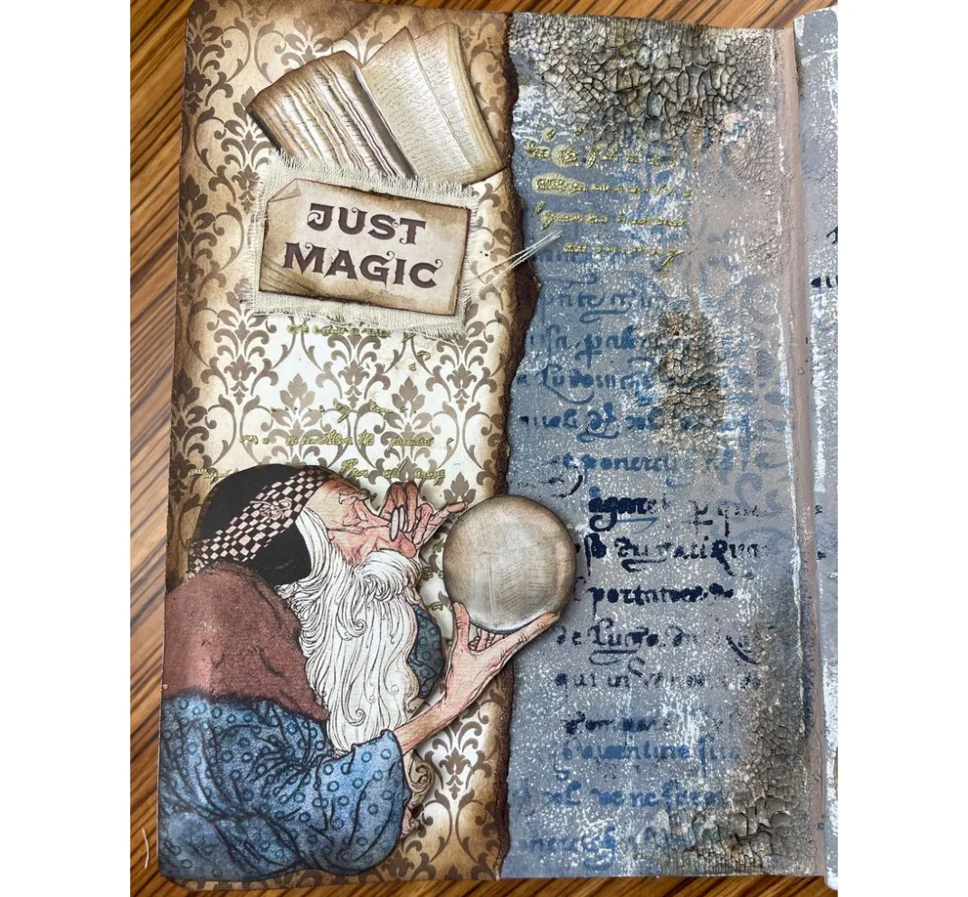 Stamperia Decoupage|Seidenpapier & Strohseide>Motiv-Strohseide "Vintage Library Flowers"