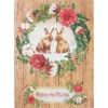 Stamperia Decoupage|Seidenpapier & Strohseide>Motiv-Strohseide "Welcome Home"