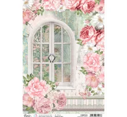 Ciao Bella Decoupage|Seidenpapier & Strohseide>Motiv-Strohseide "Whispering Garden"