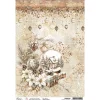 Ciao Bella Decoupage|Seidenpapier & Strohseide>Motiv-Strohseide "Winter Season - Romantic Snowball"