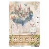 Ciao Bella Decoupage|Seidenpapier & Strohseide>Motiv-Strohseide "Wizard Academy - Magic Castle"