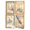 Ciao Bella Decoupage|Seidenpapier & Strohseide>Motiv-Strohseide "Wizard Academy - Zauberkarten"