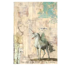 Stamperia Decoupage|Seidenpapier & Strohseide>Motiv-Strohseide "Wonderland"