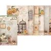Stamperia Decoupage|Seidenpapier & Strohseide>Motiv-Strohseiden Sortiment "Golden Harmony"