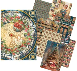 Ciao Bella Seidenpapier & Strohseide|Decoupage>Motiv-Strohseiden Sortiment "Toy Shop", 8er-Set