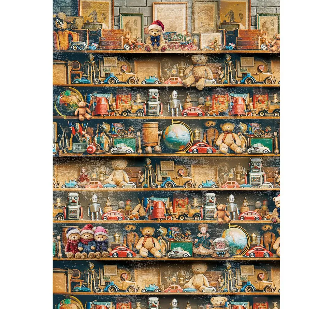 Ciao Bella Seidenpapier & Strohseide|Decoupage>Motiv-Strohseiden Sortiment "Toy Shop", 8er-Set