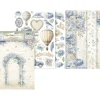 Stamperia Decoupage|Seidenpapier & Strohseide>Motiv-Strohseiden Sortiment "Timeless", 6er-Set