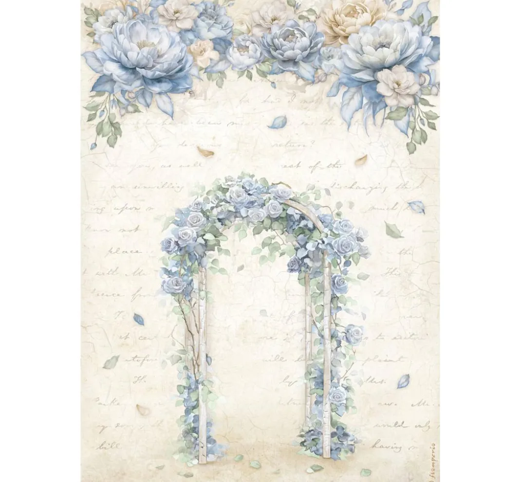Stamperia Decoupage|Seidenpapier & Strohseide>Motiv-Strohseiden Sortiment "Timeless", 6er-Set