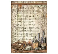 Stamperia Decoupage|Seidenpapier & Strohseide>Motiv-Strohseiden Sortiment "Songs of the Sea"