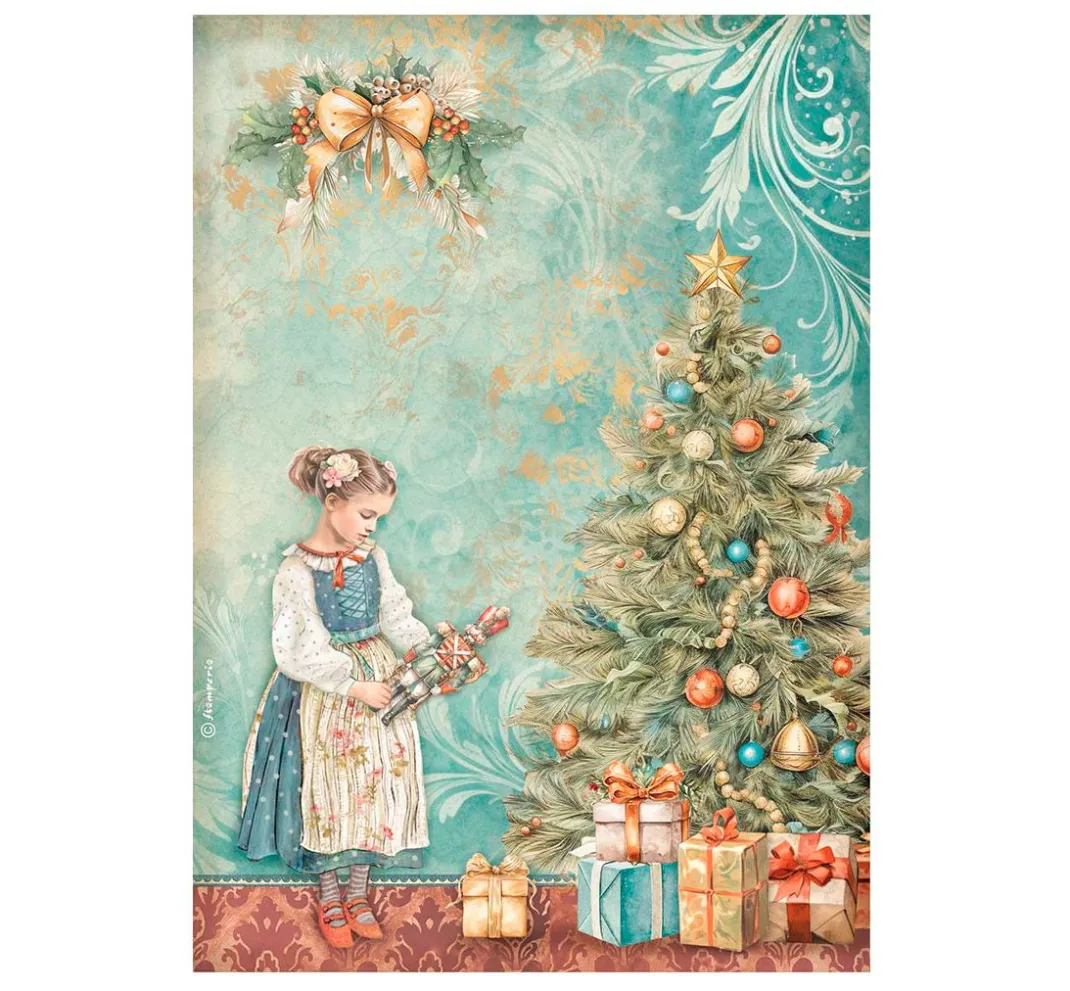 Stamperia Seidenpapier & Strohseide|Decoupage>Motiv-Strohseiden Sortiment "The Nutcracker"